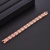 Vintage Copper Cross Bracelet With Magnetic Geometric Design Unisex Retro Jewelry Daily Wear