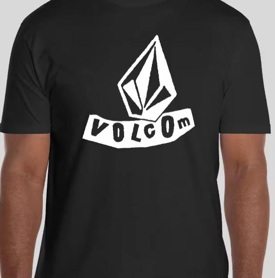 Volcom Men Women Cotton T-shirt Luxury Brand Fashion Big Size Top Casual Short Sleeve Streetwear Classic Print Loose Tee 2025