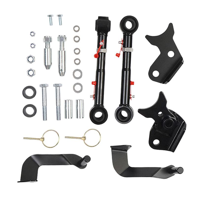 Sway Bar Links Disconnect Adjustable Iron Stabilizer Bar End Link for Front 19-22 Vehicle Lift Upgrade