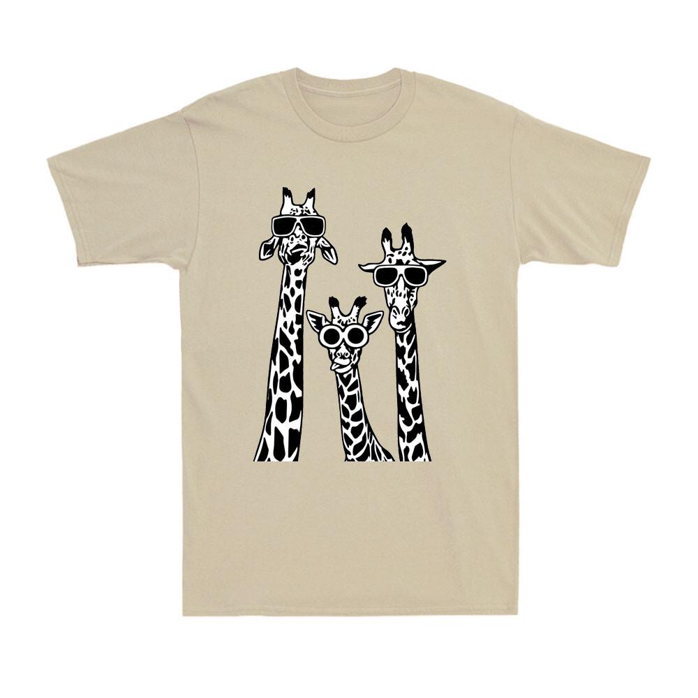 Funny Giraffe Lover Quote Animals I Love Giraffes Novelty Unisexs Cotton TShirt