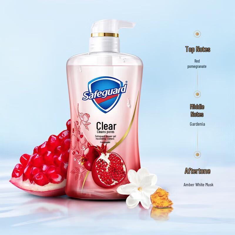 Safeguard Red Pomegranate Detoxifying Shower Gel
