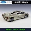 Welly 1:24 Pagani Utopia Diecast Alloy Car Model Toy Collectible Ornament Gift