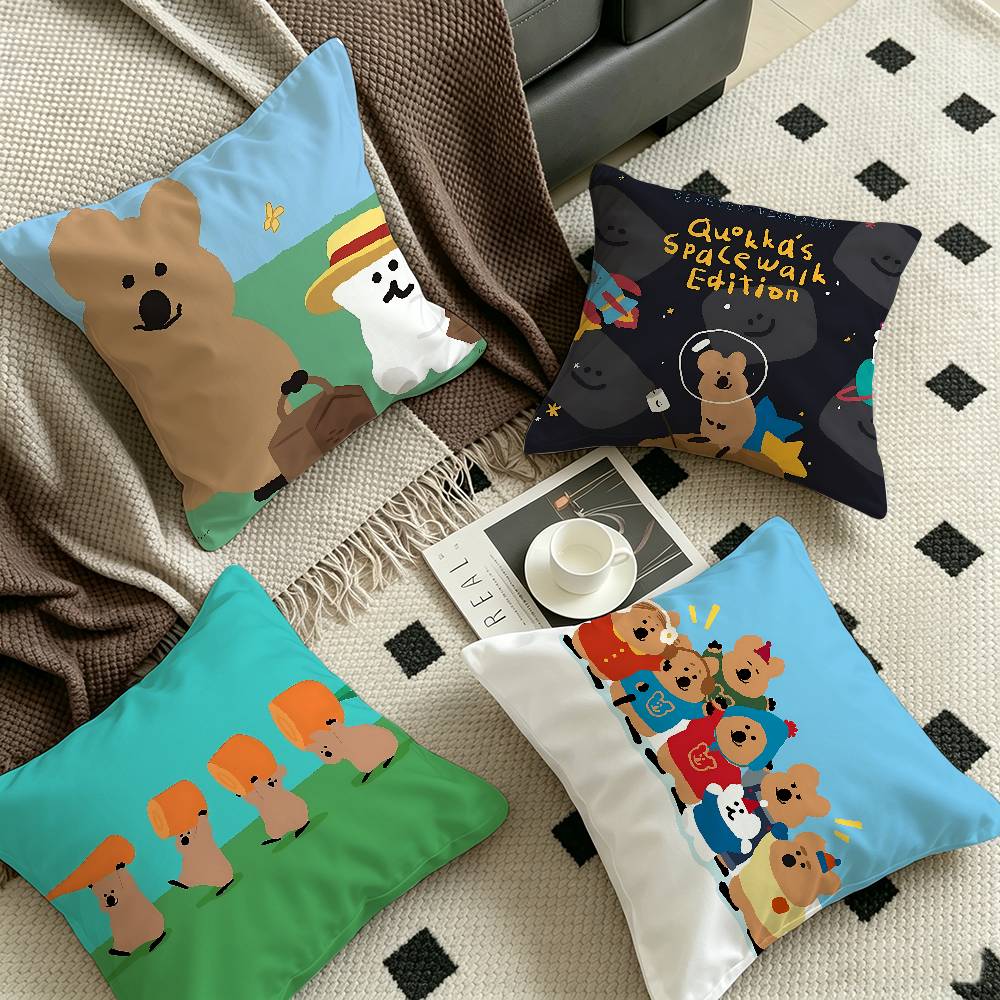 Cartoon D-Dinotaeng Personalized picture text home decorative pillows Household Gifts 45x45cm