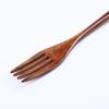Wooden Kids Fork Set for Family Dinners Easy Clean No Food Residue Natural Brown Tableware for Daily Use Parties Camping