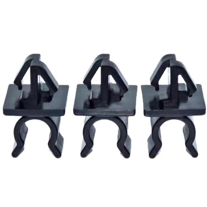 10Pcs Black Car Hood Prop Rod Clip Auto Fastener Hood Bonnet Prop Rod External Testing For Hood Vehicle Car Accessories
