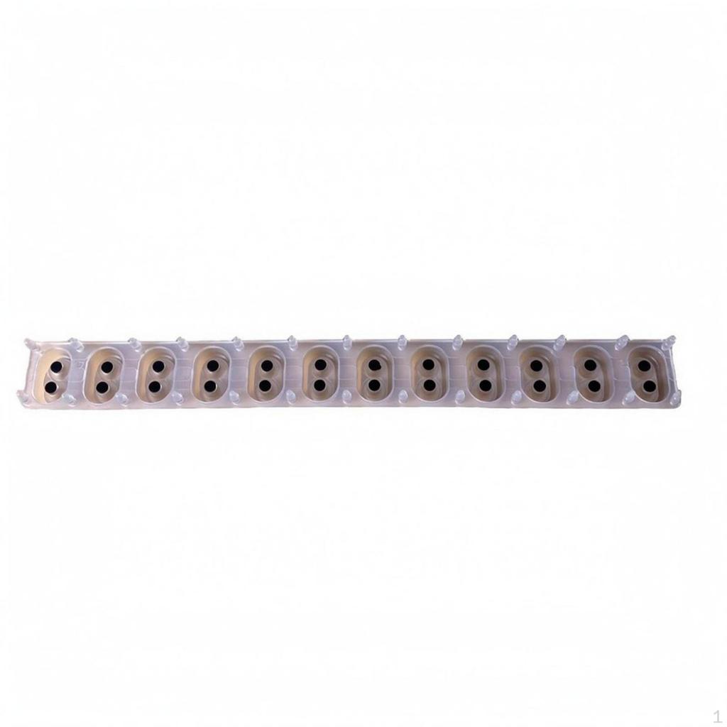 Conductive Rubber Strip Molded Openings Keyboard Narrow Bar Piano Touch Pad