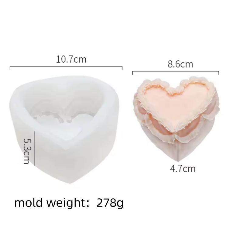 3D Love Hanging Cake Candle Silicone Mold DIY Chocolate Cake Baking Tool Creative Aromatherapy Soap Home Decoration Party