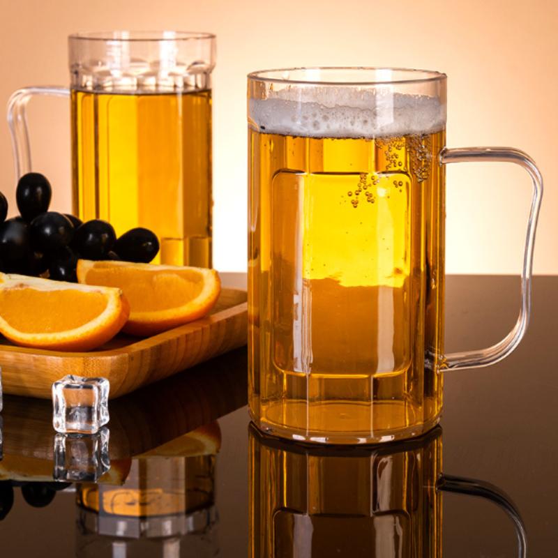 Acrylic Household Drinking Mugs with Handle Suitable for Milk Coffee and Juice