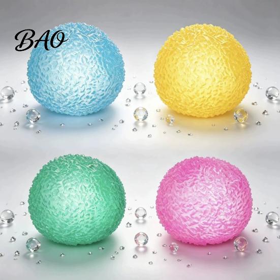 Quiet Stress Relief Toys Crunchy Ball, Ice Slushie Fidget Toy, Slow Rebound Soft Squeeze Sensory Toy for And Anxiety Kids