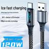 120W Type-C Fast Charging Cable for Apple, Huawei, Vivo, Oppo, Xiaomi, Honor