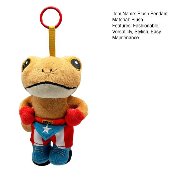 Plush Keychain Toy Soft Stuffed Animal with Clip Cute Collectible Doll for Bags Phone