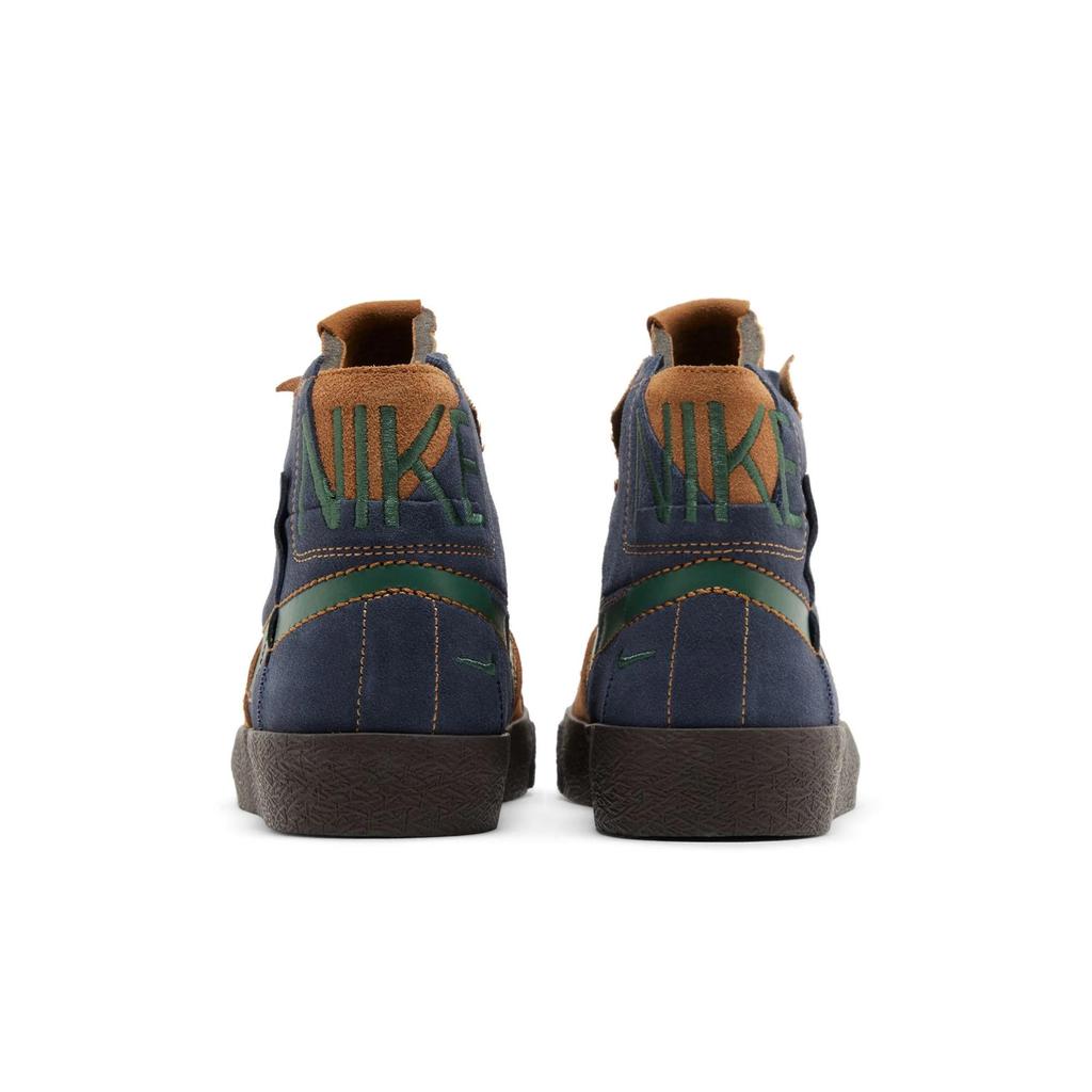 Nike Zoom Blazer Mid Premium SB 'Legend Dark Brown Obsidian' (Unisex) Legend Dark Brown / Obsidian / Light British Tan / Fir Skate Shoes