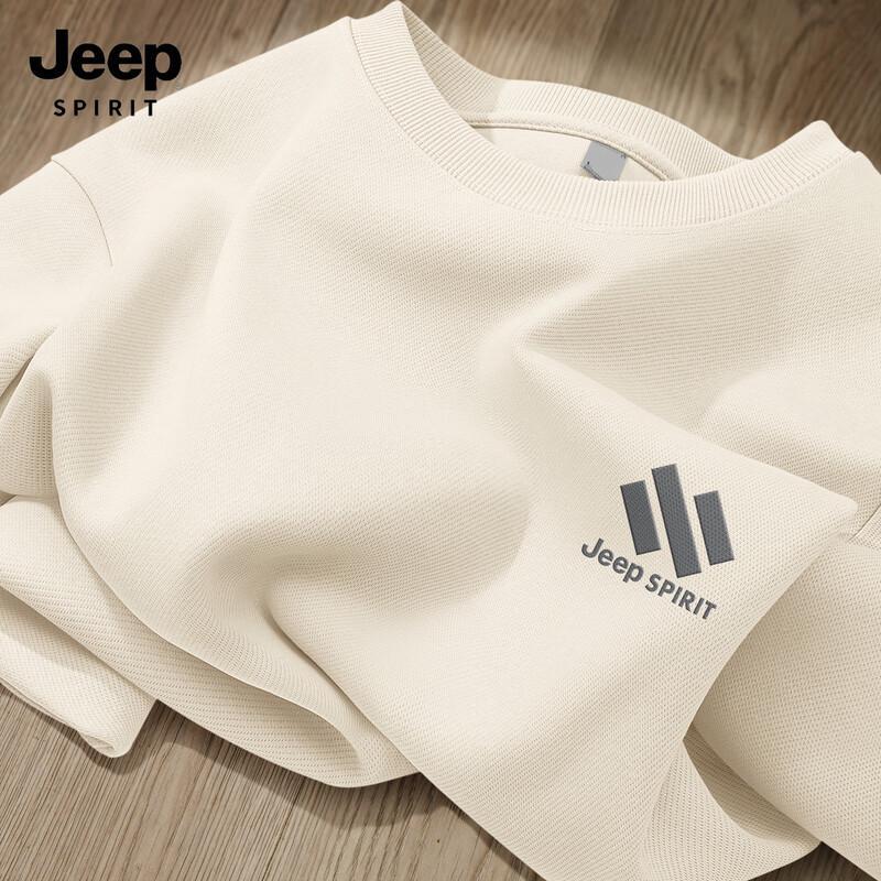 JEEP SPIRIT Men's High Street Style Sweatshirt