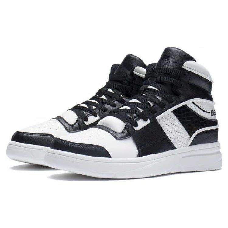 Li-Ning Durable Breathable High-Top Skate Shoes Women Sneakers Black ABCS098-2
