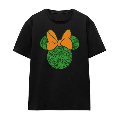 Disney Unisex Adult Shamrock Ears Minnie Mouse St Patricks Day T-Shirt