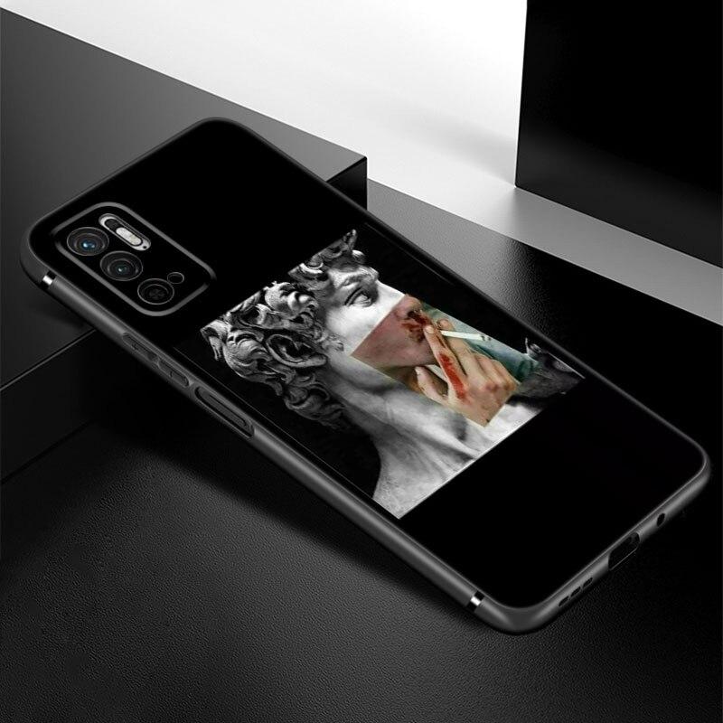 

Отличный художественный эстетический чехол для телефона David Mona Lisa для Xiaomi Redmi Note 7 8 8T 9 9S 10 10S 10T 11 11S 4G 11E 11T Pro 5G мягкий чехол Note 11 Pro China