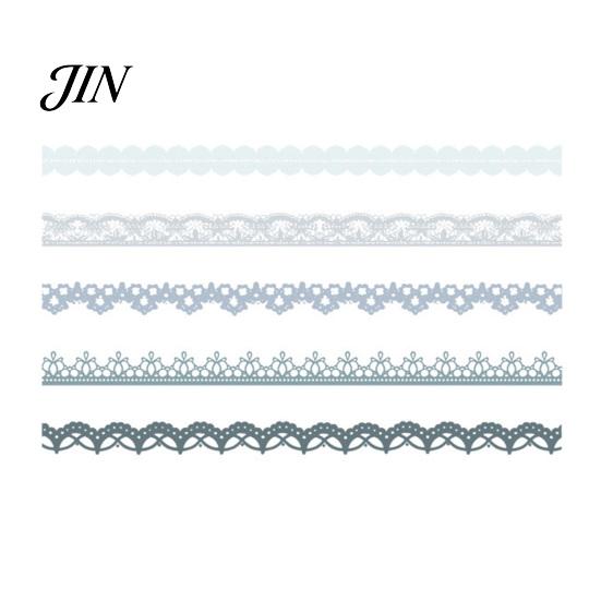 Autocollants Décoratifs en Dentelle Romantique PET pour Scrapbooking, Journal, Carnet, Cartes, Planificateur, Carnet, Photo, Album,