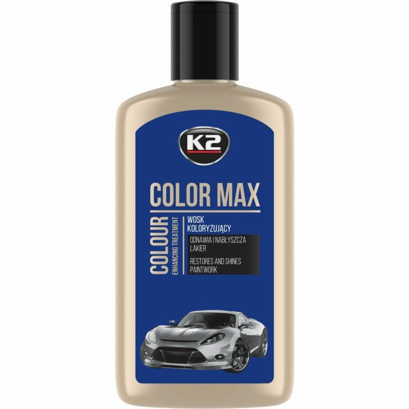 K2 Wosk Koloryzujący Nabłyszcza I Chroni Color Max 250 Niebieski 250Ml
