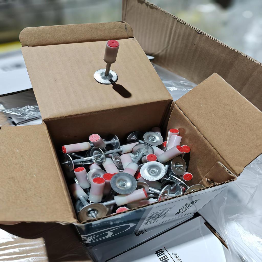 Mini Powder-Actuated Nailer for Ceiling and Concrete with Integrated Fire-Resistant Nails and Cartridge System