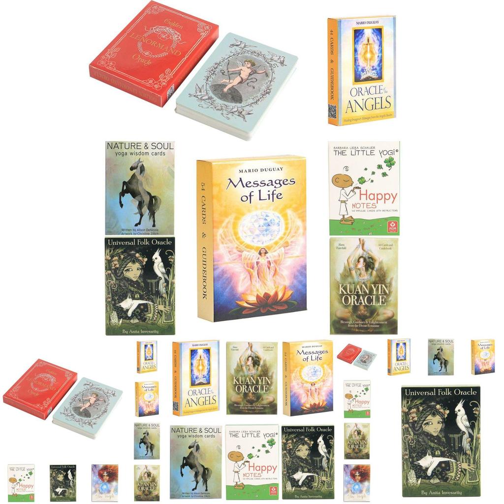 Beautifully Illustrated Tarot Deck Card Oracle Game For Parties And Yoga Practice