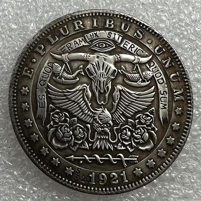 1921 HOBO USA Monete d'argento commemorative da collezione souvenir degli Stati Uniti