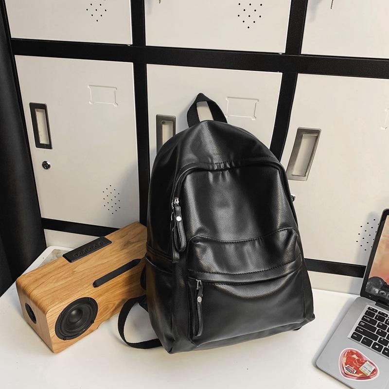 School bag female middle school student girl backpack new junior high school student simple large capacity lightweight high school student backpack