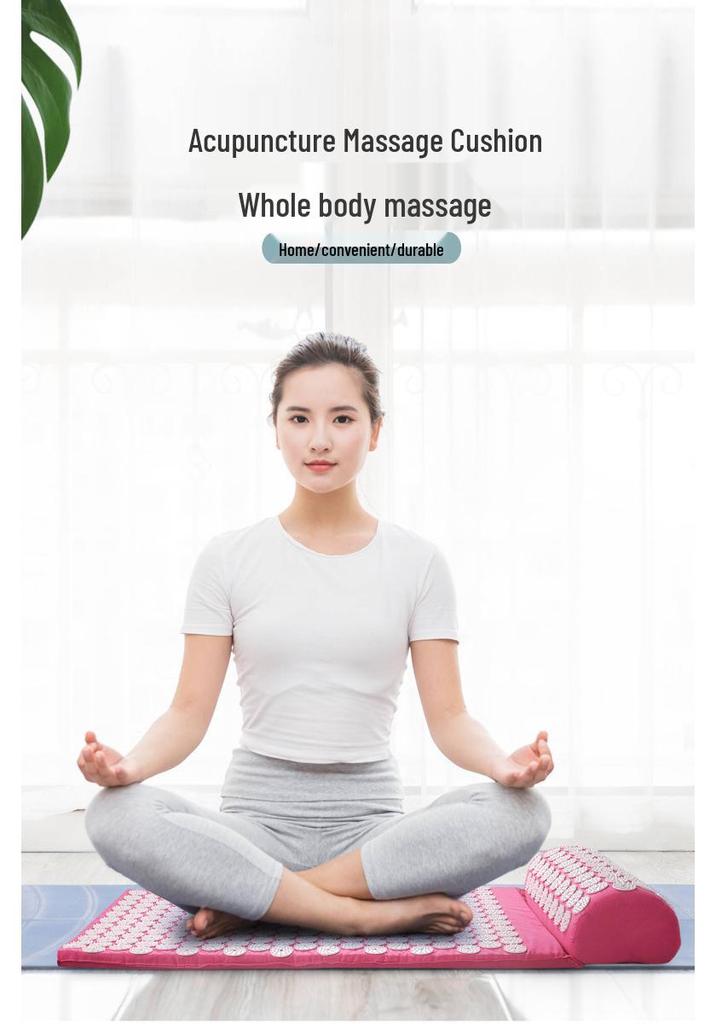 Acupuncture Yoga & Massage Mat with Pillow for Fitness