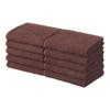 SEVEN BEAUTY Asciugamano Viso #S106 (100% cotone) (210 Momme) (65g) 3480cm Marrone (10 pezzi) Asciugatura Rapida Sottile Assorbimento Istantaneo Durabilità Asciugatura Indoor