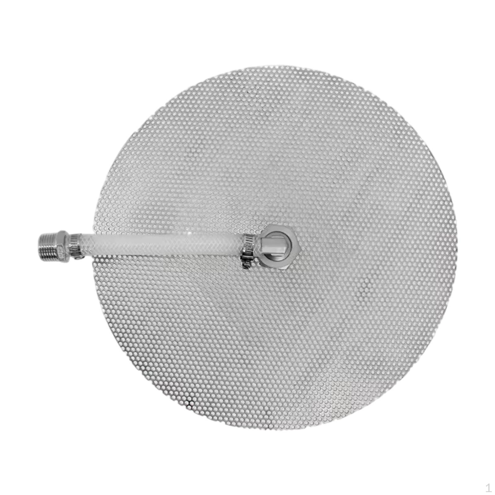 

False Bottom Brew Kettle Accessories Silicone Hose Adapter Kit 3/8 inch Barb x 1/2 Mpt for 9inch