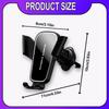 Universal Car Bracket Gravity Auto Phone Holder Car Air Vent Clip Mount Mobile Phone Holder Cell Phone Stand For All Phones