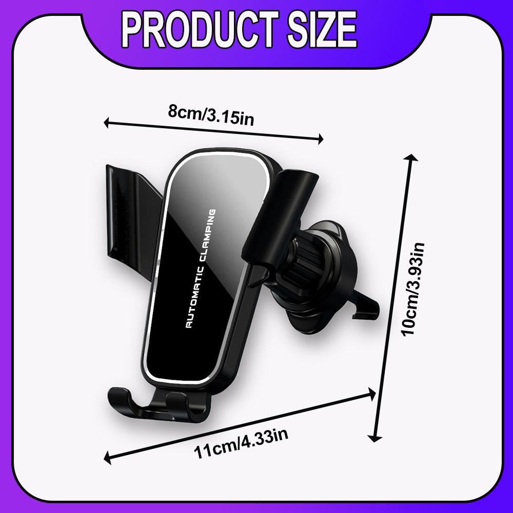 Universal Car Bracket Gravity Auto Phone Holder Car Air Vent Clip Mount Mobile Phone Holder Cell Phone Stand For All Phones