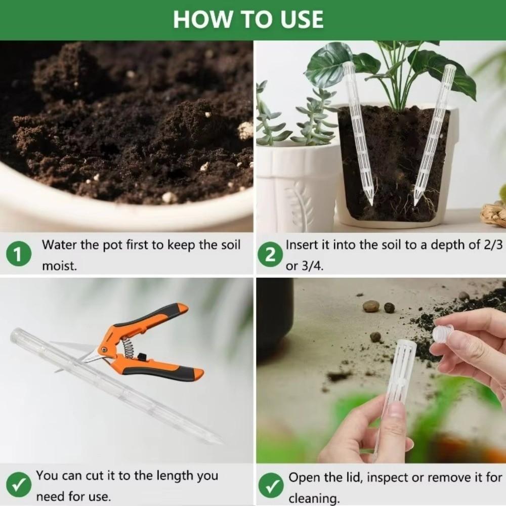 10PCS Prevent Root Rot Root Ventilation Pipes Soil Air Circulation Tubes For Bonsai Potted Plants