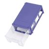 Stackable Storage Drawer Plastic Mini Organizer for Small Parts Screw Craft Blue Shell 140 X 90 X 40mm