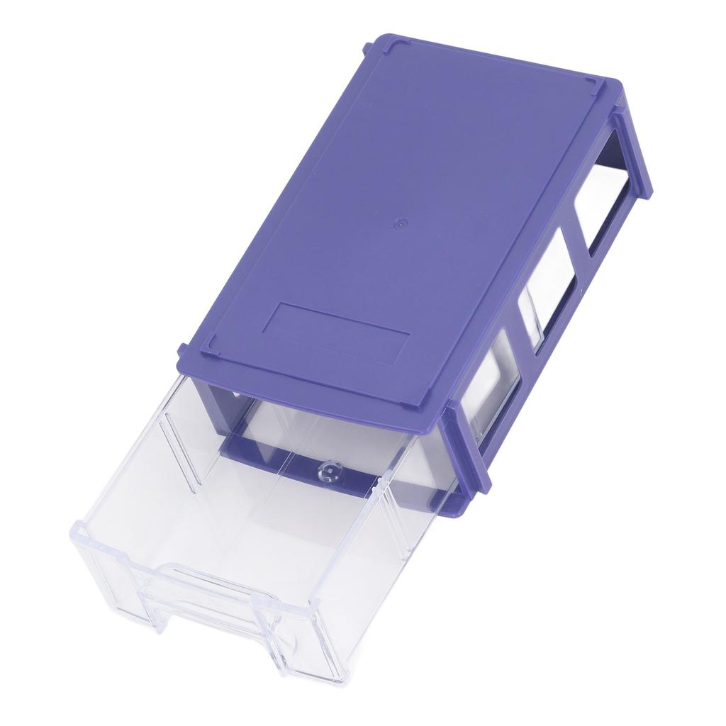 Stackable Storage Drawer Plastic Mini Organizer for Small Parts Screw Craft Blue Shell 140 X 90 X 40mm
