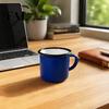Home Kitchen Accessories Retro Enamel Coffee Mug, 360ml Vintage Colorful Tea Cup, Gift for Lovers Nostalgic Style Drinkware Office And Use Camping