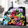 1pc Critters Adventure Flannel Blanket,Ultra Soft Warm Plush Throw for Home Bedroom Bed Sofa Cover Camping Picnic gift Y72447