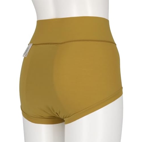 Wacoal YOJOY Women's Absorbent Sanitary Shorts with Removable Pads, Deep Fit, Comfortable Fit, and Gentle On the Skin. Product Code: AC1200 (KA).