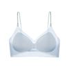 Ultra-thin Seamless Underwear Women's Ice Silk Big Breasts Show Small Breasts Gather Sports Vest Bra Beautiful Back Bra Summer Non-slip