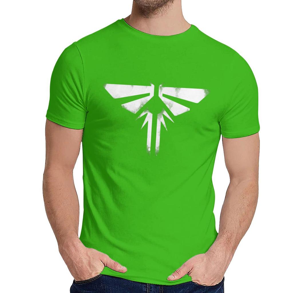 Round Neck The Last Of Us Fireflies Short Sleeve Graphic Print Unisex Soft Slim La