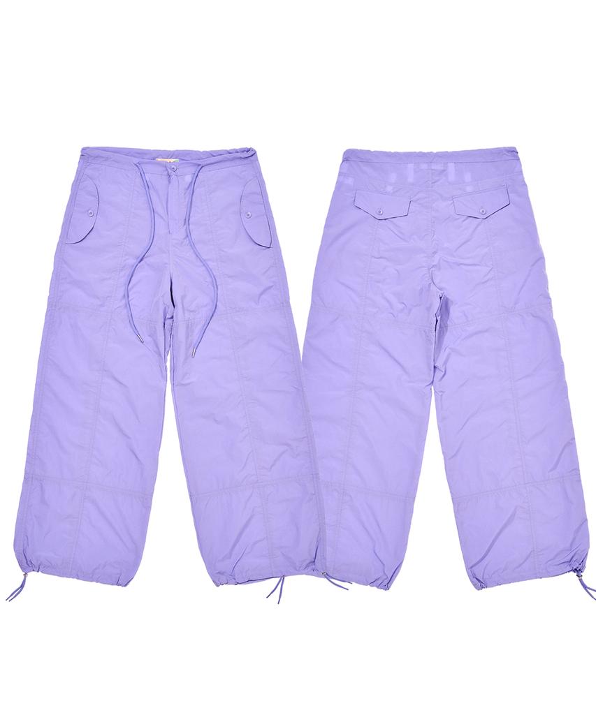 DAMP String Nylon Parachute Pants_Purple