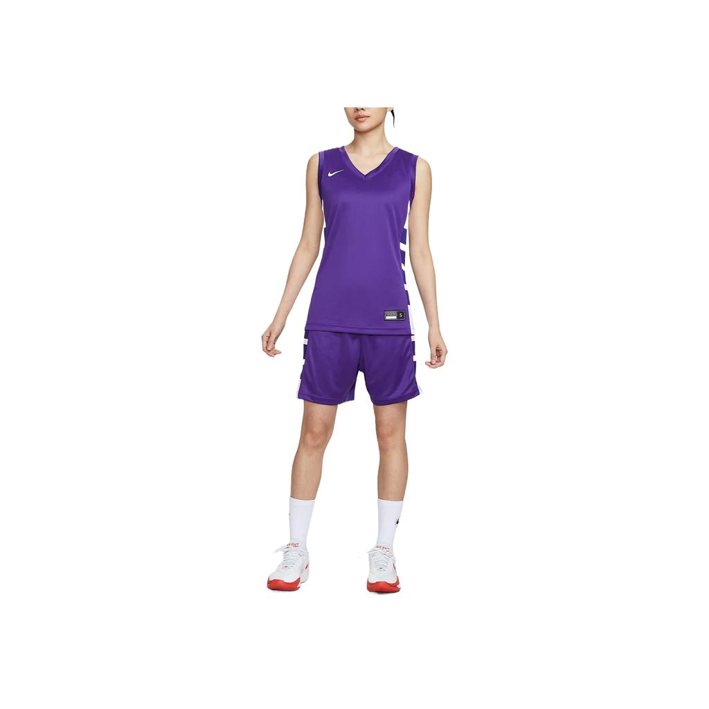 Nike Dri-Fit Elite Power Comfortable Stylish Simple Versatile Round Neck Basketball Vest Women Tops Team-Purple IM9814-520