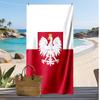 Poland Printed Beach Towel Quick Dry Soft TowelPortable Large Rectangular Beach Blanket for Travel Swimming Pool