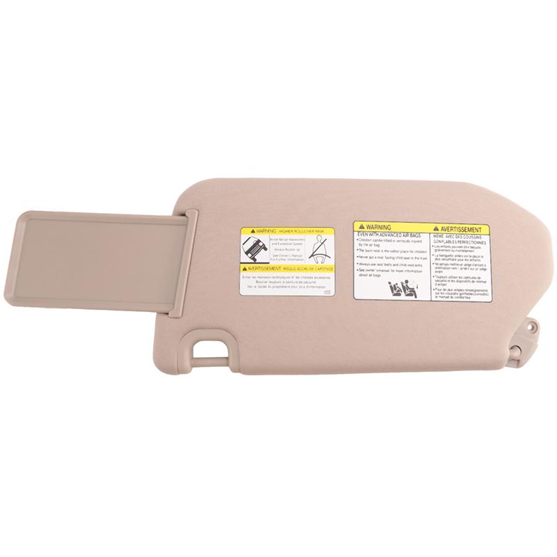 Right Automobile Sun Visor For 2013-18 Pathfinder 2014-17 Infiniti QX60 2013 JX35 96400-9PB0A, 96401-9PB0A