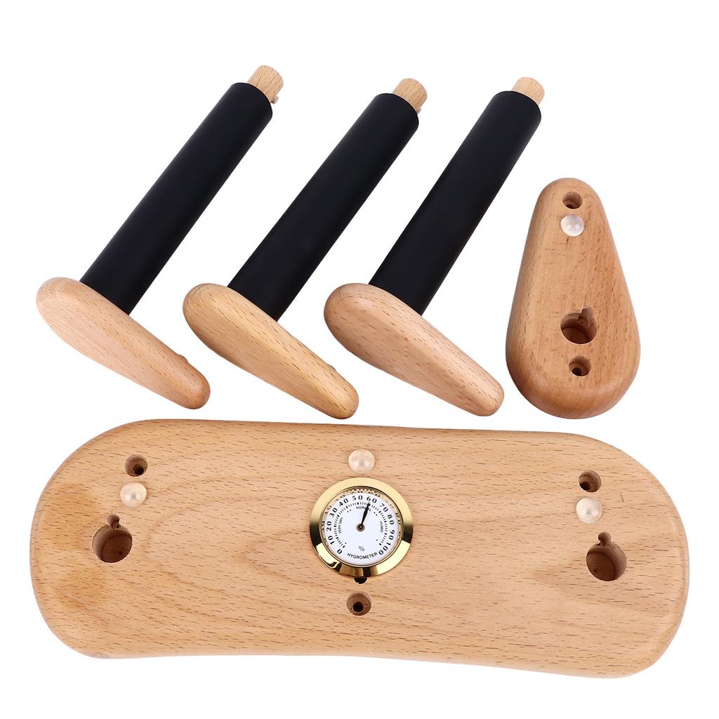 Holz E-Gitarren Wandhalterung Horizontal Universal Platzsparend Geteilt Bass Akustikgitarre Ausstellungsaufhänger mit