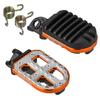 ZETA RACING Adventure for Forest Roads and Long D8367 KTM/HUSQVARNA Footpegs, Orange, Touring,