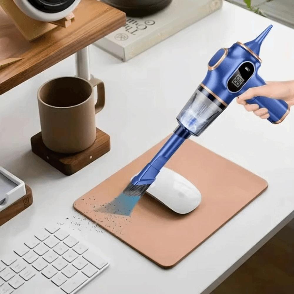 LCD Display Car Vacuum Cleaner 4500Pa High Power Portable Vacuum Cleaner  Car Cleaning