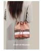 Damen Retro Colorblock Eimer Tasche - Vielseitige Umhänge- & Schultertasche für Arbeit & Pendeln (2026)
