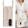 Applicable to Samsung Z FOLD7Folding phone case FOLD 6/5/4Crossbody wrist strap card holder phone leather case