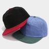 New Corduroy Color Matching Board Hip-hop Hat Men's European and American Fashion Retro Versatile Flat Brim Hat Women's Tide Brand Cap