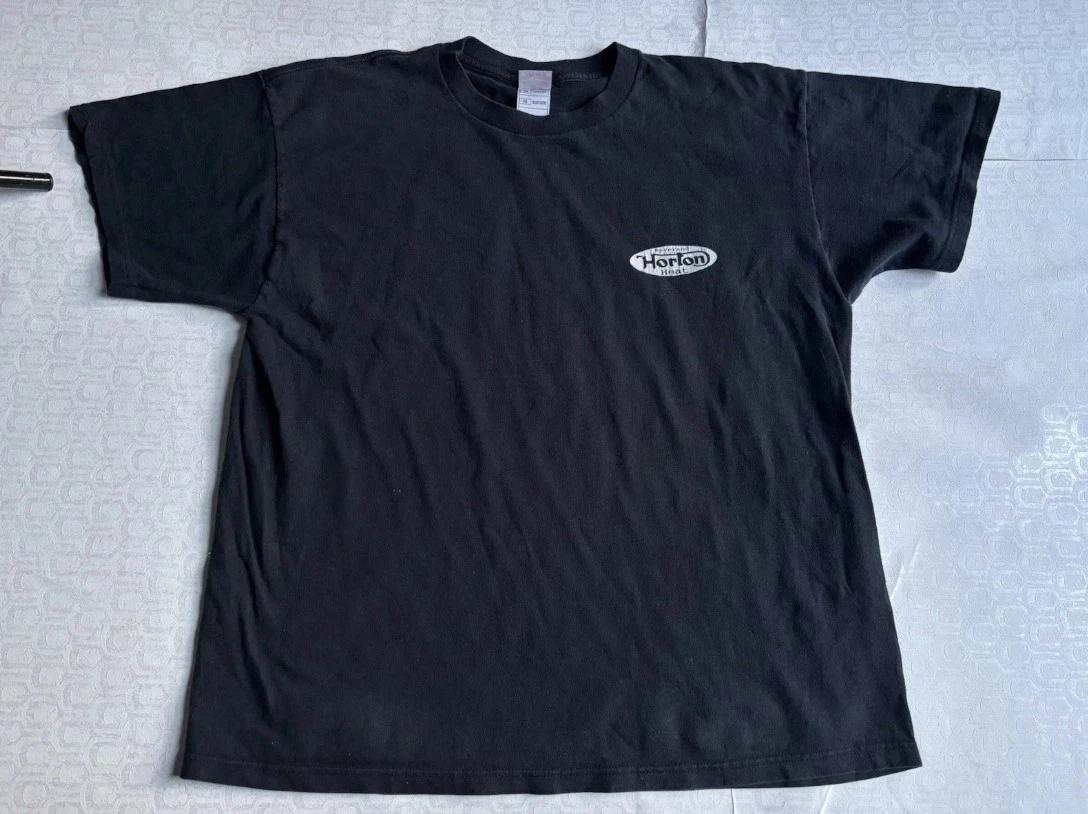 Vintage Reverend Horton Heat T Shirt Man s Ruin 90 s Concert Band Tour Black Men S